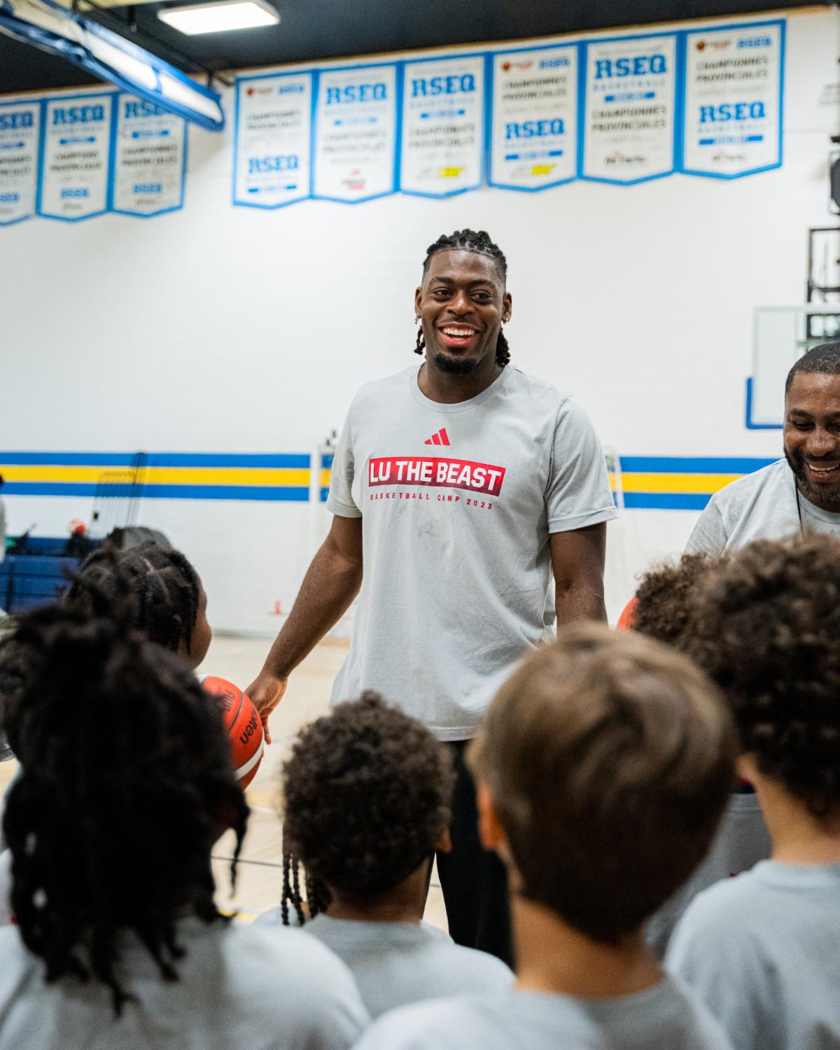 Camp de basketball avec Luguentz Dort ce week-end à Montréal