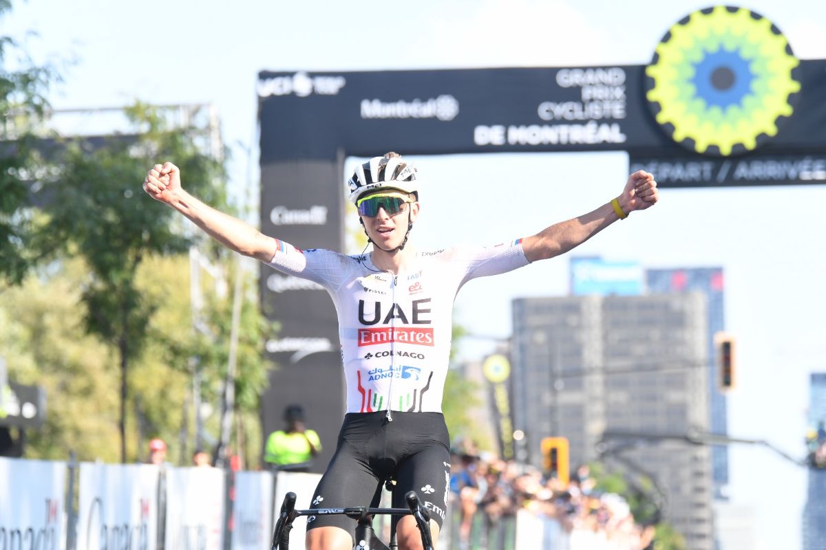 Tadej Pogacar a remporté le Grand Prix cycliste de Montréal