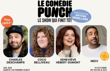 evenko lance des nouvelles soirées d’humour à Montréal