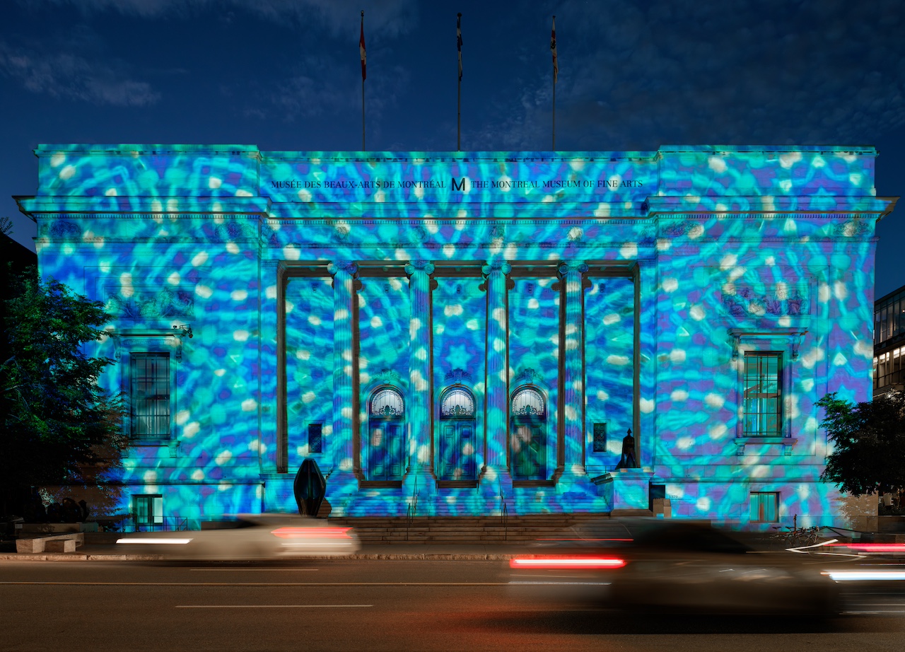 À voir: la spectaculaire façade du Musée des beaux-arts de Montréal