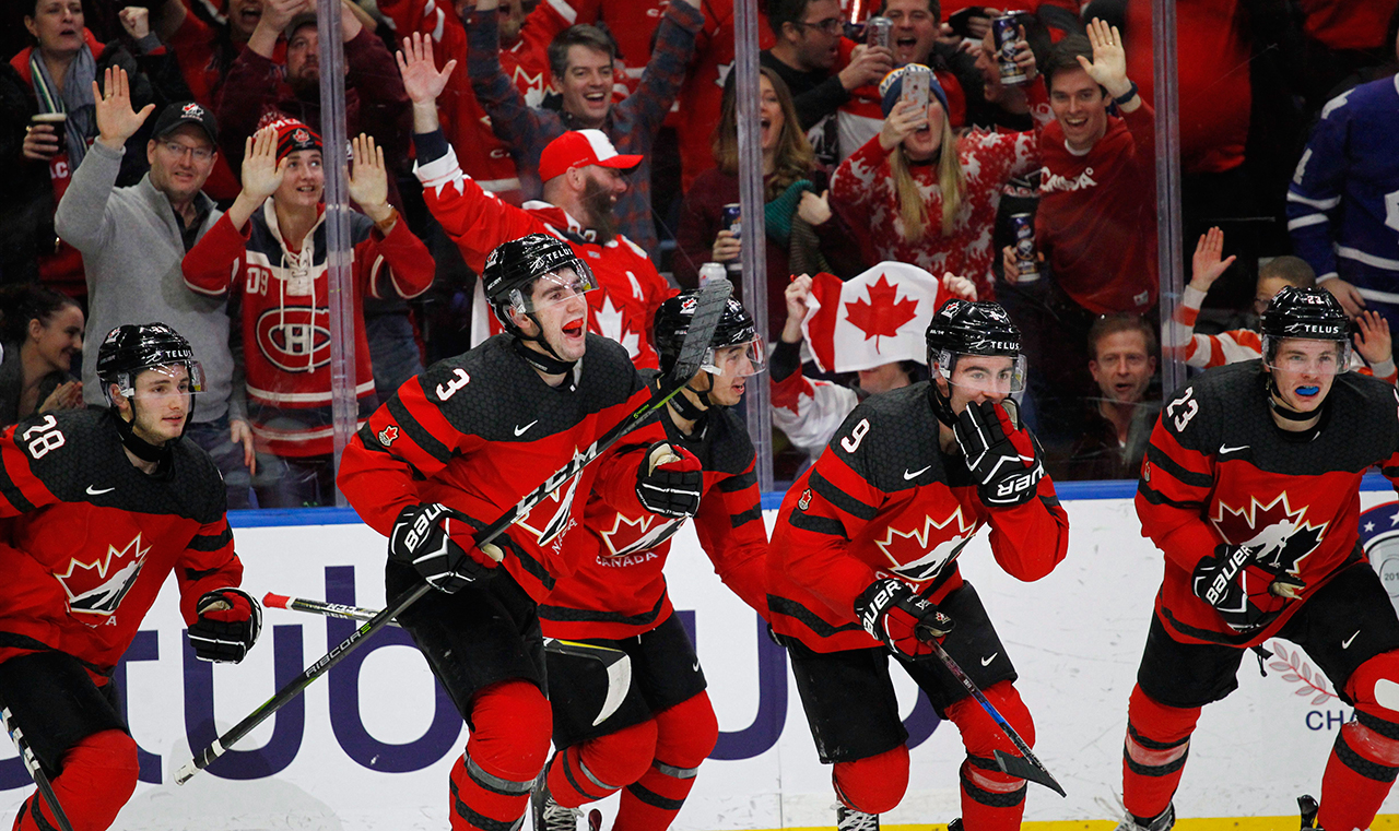 Horaire de diffusion des matchs du Canada au Championnat mondial de hockey junior 2025